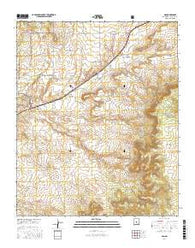 Abo New Mexico Current topographic map, 1:24000 scale, 7.5 X 7.5 Minute, Year 2017