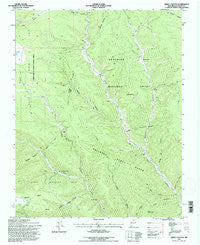 Abreu Canyon New Mexico Historical topographic map, 1:24000 scale, 7.5 X 7.5 Minute, Year 1995