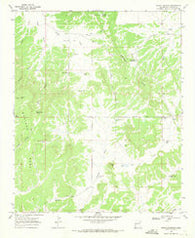 Adams Diggings New Mexico Historical topographic map, 1:24000 scale, 7.5 X 7.5 Minute, Year 1967