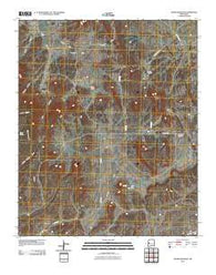 Adams Diggings New Mexico Historical topographic map, 1:24000 scale, 7.5 X 7.5 Minute, Year 2010