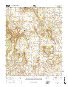 Adams Diggings New Mexico Current topographic map, 1:24000 scale, 7.5 X 7.5 Minute, Year 2017
