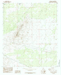Aden Hills New Mexico Historical topographic map, 1:24000 scale, 7.5 X 7.5 Minute, Year 1985