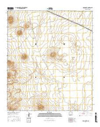 Aden Crater New Mexico Current topographic map, 1:24000 scale, 7.5 X 7.5 Minute, Year 2017