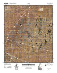 Aden Hills New Mexico Historical topographic map, 1:24000 scale, 7.5 X 7.5 Minute, Year 2010