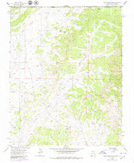 Adobe Downs Ranch New Mexico Historical topographic map, 1:24000 scale, 7.5 X 7.5 Minute, Year 1963
