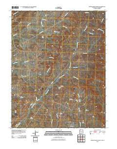 Adobe Downs Ranch New Mexico Historical topographic map, 1:24000 scale, 7.5 X 7.5 Minute, Year 2010