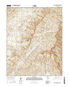 Adobe Downs Ranch New Mexico Current topographic map, 1:24000 scale, 7.5 X 7.5 Minute, Year 2017