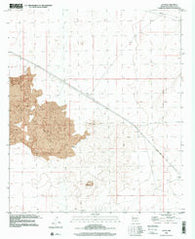 Afton New Mexico Historical topographic map, 1:24000 scale, 7.5 X 7.5 Minute, Year 1996