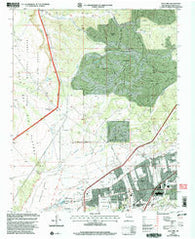 Agua Fria New Mexico Historical topographic map, 1:24000 scale, 7.5 X 7.5 Minute, Year 2002
