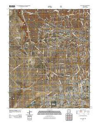 Agua Fria New Mexico Historical topographic map, 1:24000 scale, 7.5 X 7.5 Minute, Year 2011