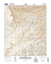 Agua Fria New Mexico Historical topographic map, 1:24000 scale, 7.5 X 7.5 Minute, Year 2013
