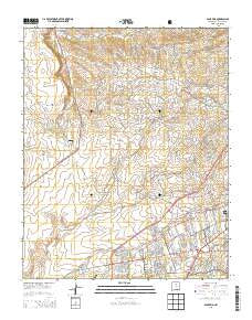 Agua Fria New Mexico Historical topographic map, 1:24000 scale, 7.5 X 7.5 Minute, Year 2013