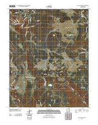 Agua Fria Peak New Mexico Historical topographic map, 1:24000 scale, 7.5 X 7.5 Minute, Year 2010