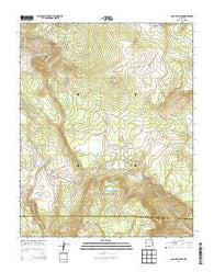 Agua Fria Peak New Mexico Historical topographic map, 1:24000 scale, 7.5 X 7.5 Minute, Year 2013