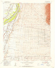 Alameda New Mexico Historical topographic map, 1:24000 scale, 7.5 X 7.5 Minute, Year 1954