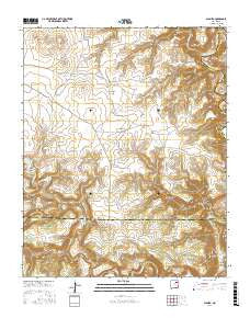 Alamito New Mexico Current topographic map, 1:24000 scale, 7.5 X 7.5 Minute, Year 2017