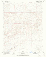 Alamo Mesa East New Mexico Historical topographic map, 1:24000 scale, 7.5 X 7.5 Minute, Year 1966