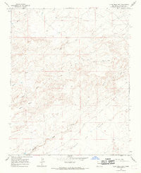 Alamo Mesa East New Mexico Historical topographic map, 1:24000 scale, 7.5 X 7.5 Minute, Year 1966