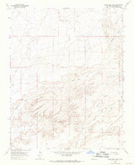 Alamo Mesa West New Mexico Historical topographic map, 1:24000 scale, 7.5 X 7.5 Minute, Year 1966
