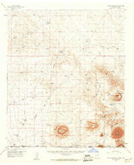 Alamo Mountain New Mexico Historical topographic map, 1:62500 scale, 15 X 15 Minute, Year 1959