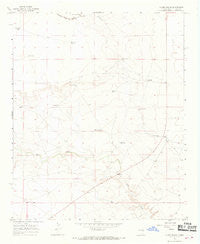 Alamo Ranch New Mexico Historical topographic map, 1:24000 scale, 7.5 X 7.5 Minute, Year 1966
