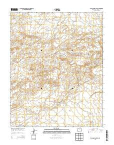 Alamo Mesa East New Mexico Historical topographic map, 1:24000 scale, 7.5 X 7.5 Minute, Year 2013
