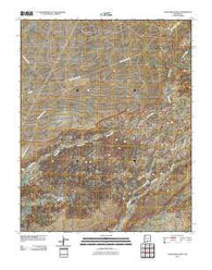 Alamo Mesa West New Mexico Historical topographic map, 1:24000 scale, 7.5 X 7.5 Minute, Year 2010