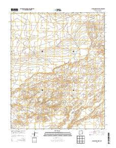 Alamo Mesa West New Mexico Historical topographic map, 1:24000 scale, 7.5 X 7.5 Minute, Year 2013