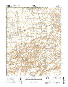 Alamo Mesa West New Mexico Current topographic map, 1:24000 scale, 7.5 X 7.5 Minute, Year 2017