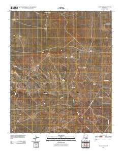 Alamo Ranch New Mexico Historical topographic map, 1:24000 scale, 7.5 X 7.5 Minute, Year 2010
