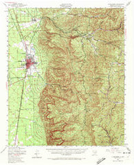 Alamogordo New Mexico Historical topographic map, 1:62500 scale, 15 X 15 Minute, Year 1950