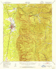 Alamogordo New Mexico Historical topographic map, 1:62500 scale, 15 X 15 Minute, Year 1950