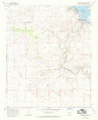 Alamogordo Dam New Mexico Historical topographic map, 1:24000 scale, 7.5 X 7.5 Minute, Year 1966