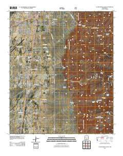 Alamogordo South New Mexico Historical topographic map, 1:24000 scale, 7.5 X 7.5 Minute, Year 2011
