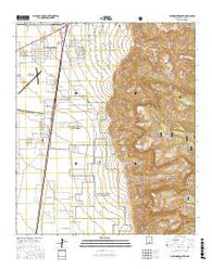 Alamogordo South New Mexico Current topographic map, 1:24000 scale, 7.5 X 7.5 Minute, Year 2017