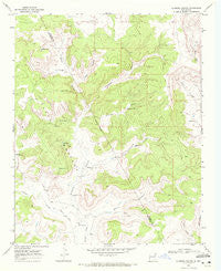 Alamosa Canyon New Mexico Historical topographic map, 1:24000 scale, 7.5 X 7.5 Minute, Year 1969