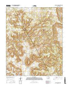 Alamosa Canyon New Mexico Current topographic map, 1:24000 scale, 7.5 X 7.5 Minute, Year 2017