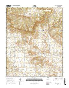 Alamosa Creek New Mexico Current topographic map, 1:24000 scale, 7.5 X 7.5 Minute, Year 2017