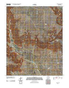 Albert New Mexico Historical topographic map, 1:24000 scale, 7.5 X 7.5 Minute, Year 2010