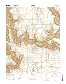 Albert New Mexico Current topographic map, 1:24000 scale, 7.5 X 7.5 Minute, Year 2017