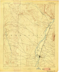 Albuquerque New Mexico Historical topographic map, 1:125000 scale, 30 X 30 Minute, Year 1893