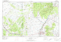 Albuquerque New Mexico Historical topographic map, 1:250000 scale, 1 X 2 Degree, Year 1963