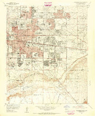 Albuquerque East New Mexico Historical topographic map, 1:24000 scale, 7.5 X 7.5 Minute, Year 1954