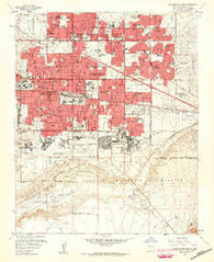 Albuquerque East New Mexico Historical topographic map, 1:24000 scale, 7.5 X 7.5 Minute, Year 1960