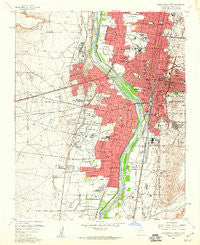 Albuquerque West New Mexico Historical topographic map, 1:24000 scale, 7.5 X 7.5 Minute, Year 1960