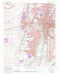 Albuquerque West New Mexico Historical topographic map, 1:24000 scale, 7.5 X 7.5 Minute, Year 1960