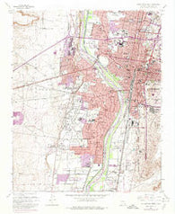 Albuquerque West New Mexico Historical topographic map, 1:24000 scale, 7.5 X 7.5 Minute, Year 1960