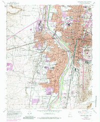 Albuquerque West New Mexico Historical topographic map, 1:24000 scale, 7.5 X 7.5 Minute, Year 1960