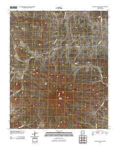 Alegres Mountain New Mexico Historical topographic map, 1:24000 scale, 7.5 X 7.5 Minute, Year 2010