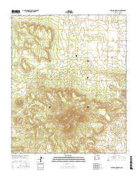 Alegres Mountain New Mexico Current topographic map, 1:24000 scale, 7.5 X 7.5 Minute, Year 2017